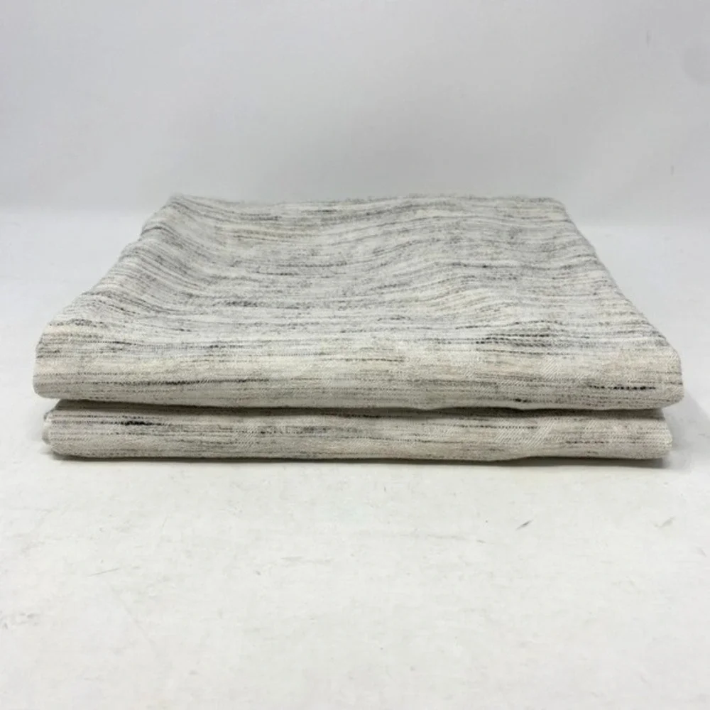 West Elm SET of 2 Shams‎ 20x26 Cream Gray Modern Hygge Minimalist